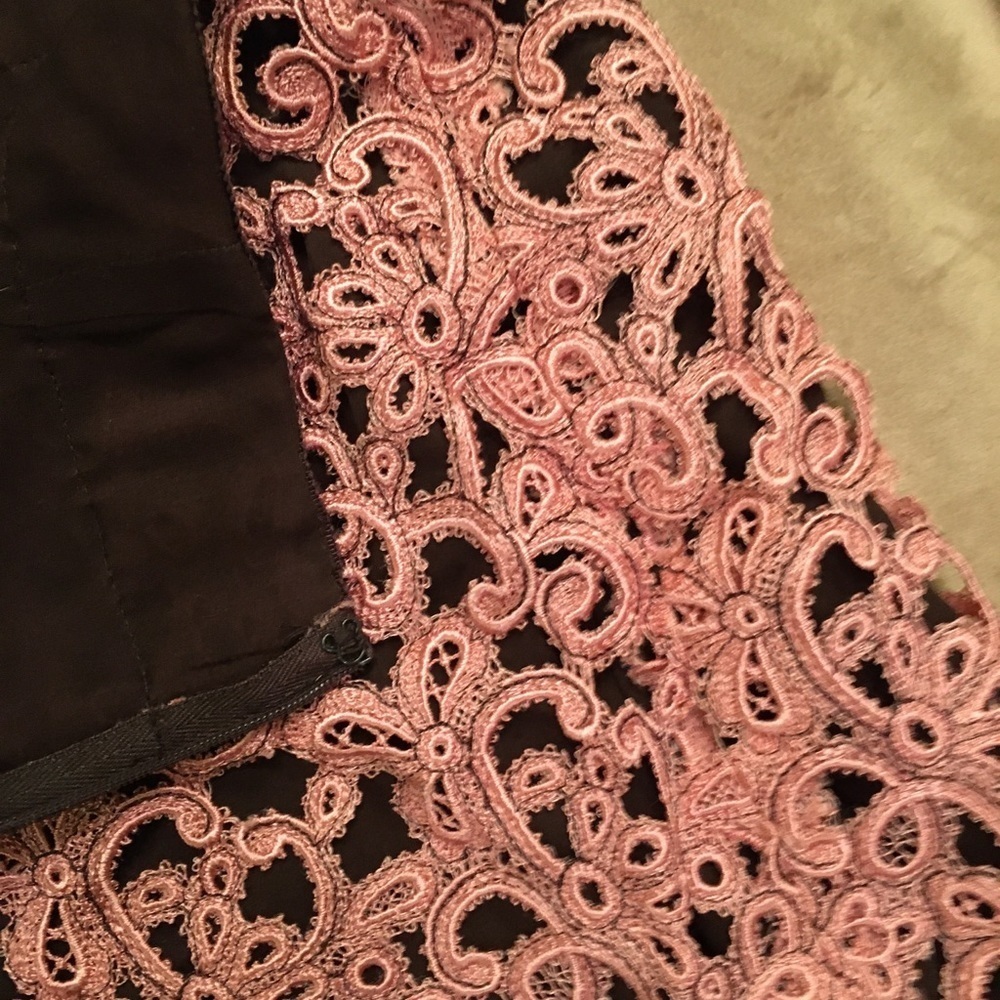 ๐ Host Pick ๐ Lela Rose Guipure Lace Skirt - Picture 6 of 9